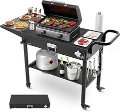Guía para elegir el mejor carro con estantes para barbacoa