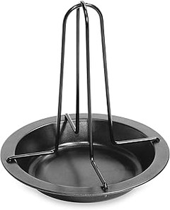 Instrucciones para utilizar un soporte para pollo asado