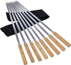 Brochetas de madera frente a metal: ¿Cuál elegir para tu barbacoa?