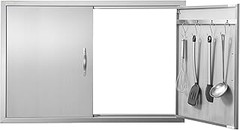 ¿Cuánto espacio necesito para una isla modular de barbacoa?