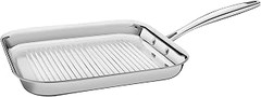 ¿Cuál es el precio promedio de las planchas de asar de acero inoxidable?