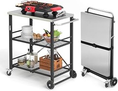 Mesas con encimera para barbacoa