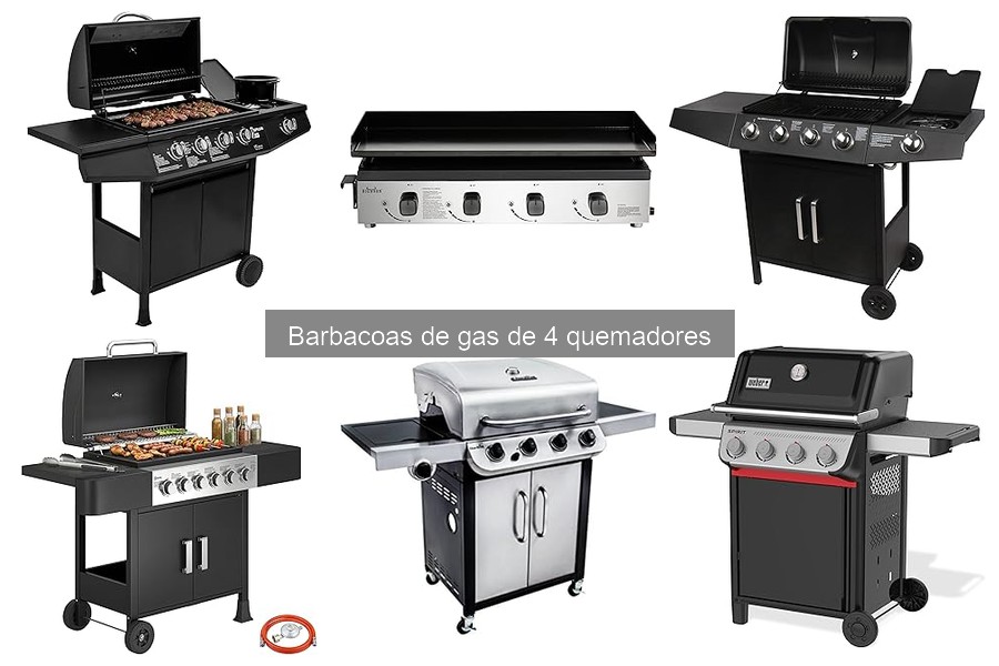 Accesorios Imprescindibles para Barbacoas de Gas de 4 Quemadores