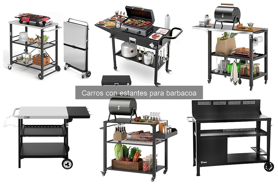 Accesorios imprescindibles para carros con estantes de barbacoa