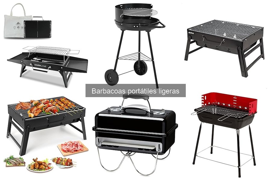 Alternativas a barbacoas portátiles ligeras para cocinar al aire libre