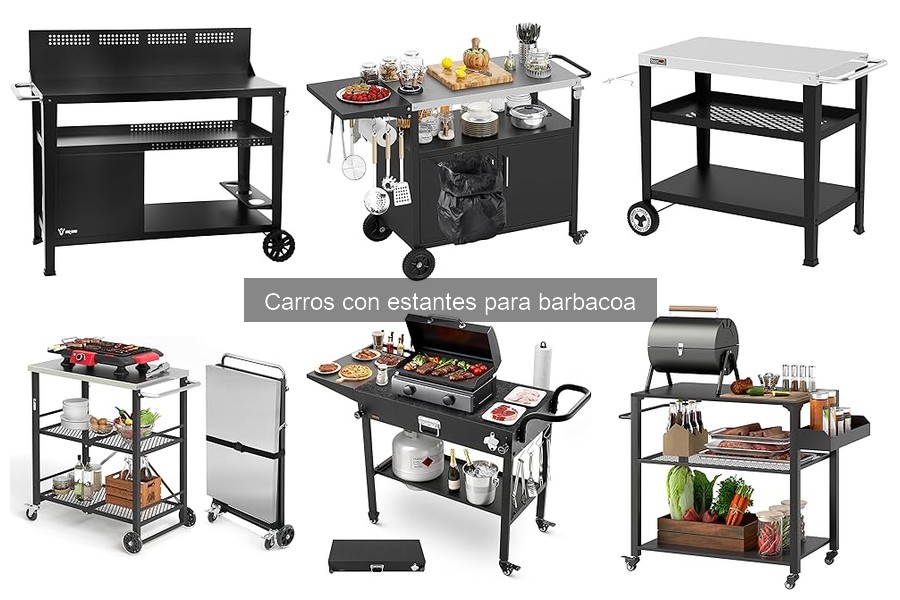 Alternativas a carros con estantes para barbacoa