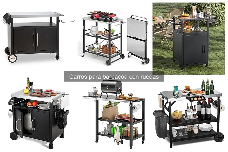 Alternativas a carros para barbacoa con ruedas