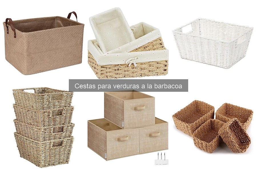 Alternativas a cestas para verduras en la barbacoa
