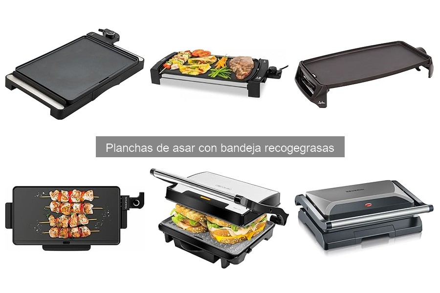 Alternativas a planchas de asar con bandeja recogegrasas