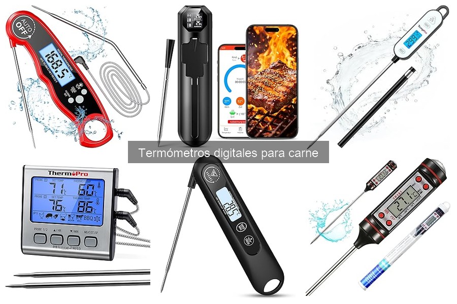 Alternativas a termómetros digitales para carne: guía básica