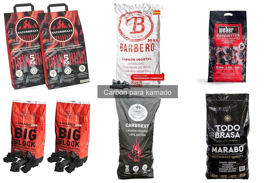 Alternativas al carbón para kamado: briquetas y leña