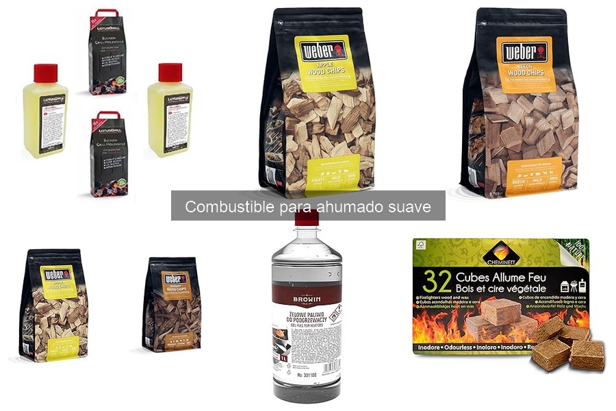 Alternativas al combustible para ahumado suave