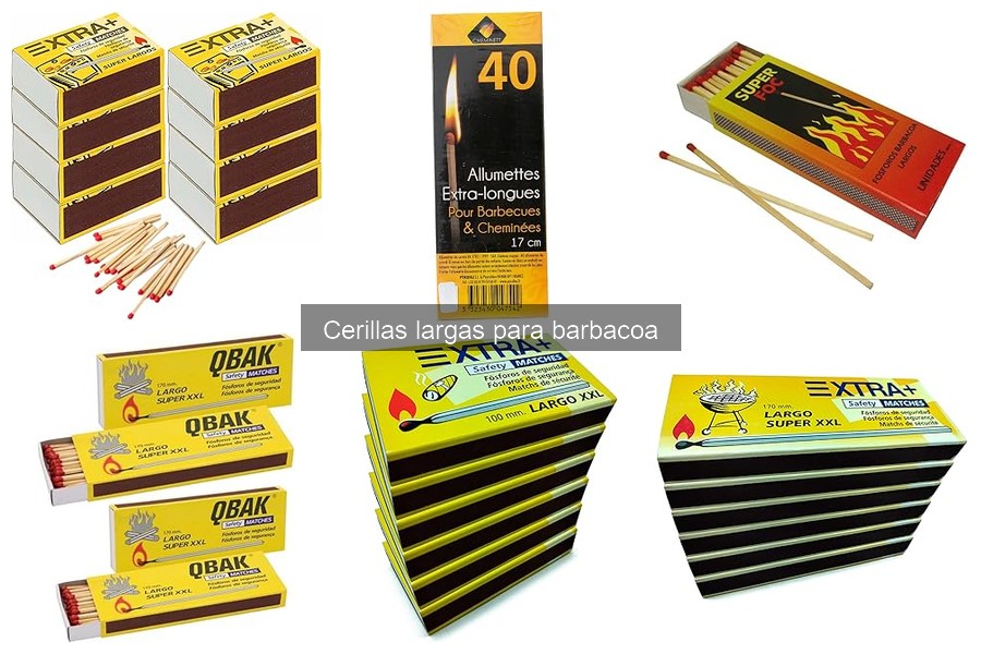 Alternativas efectivas a las cerillas largas para barbacoa