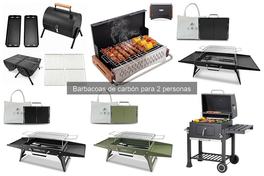 Barbacoas de carbón para 2 personas: características y ventajas