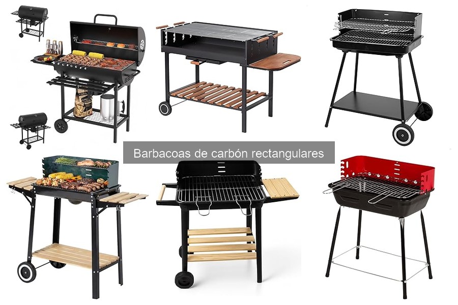 Barbacoas de carbón rectangulares para espacios pequeños