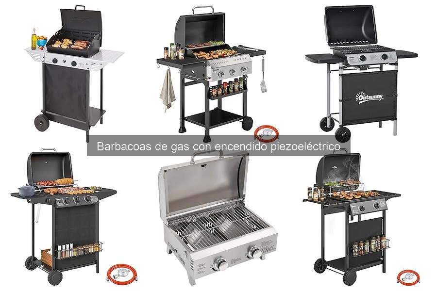 Barbacoas de gas con encendido piezoeléctrico: características y beneficios