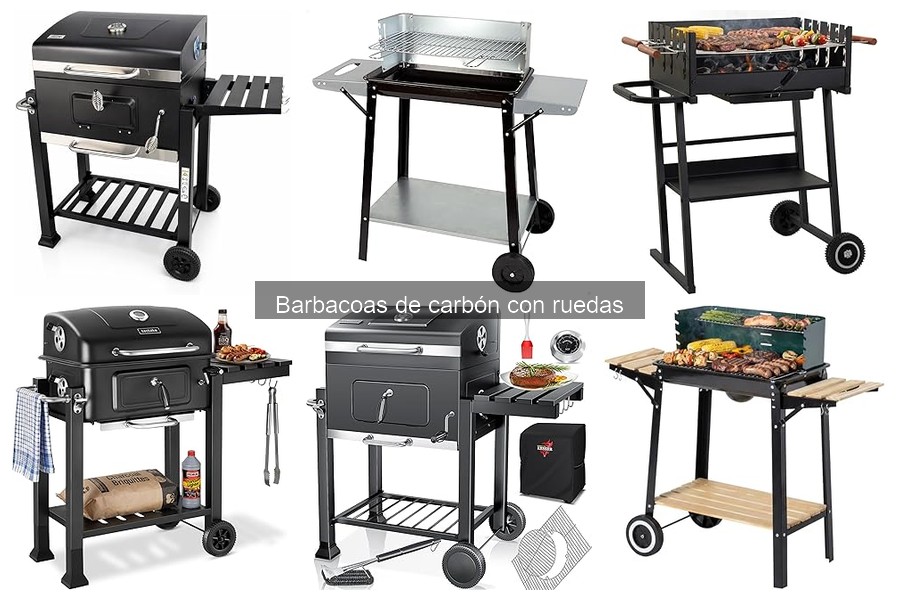 Características Clave de las Barbacoas de Carbón con Ruedas