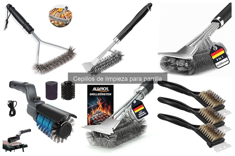 Características de un cepillo de limpieza para parrilla de calidad