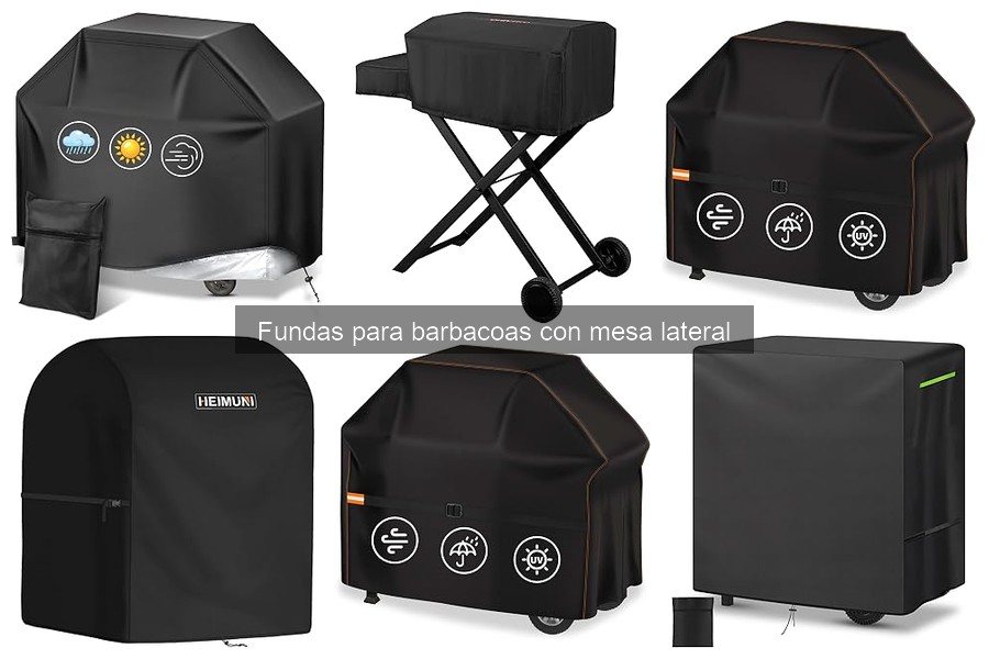 Cómo instalar una funda para barbacoa con mesa lateral