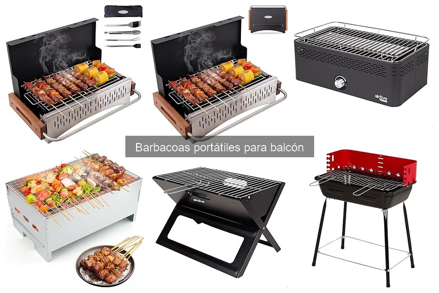 Cómo instalar y usar una barbacoa portátil en el balcón