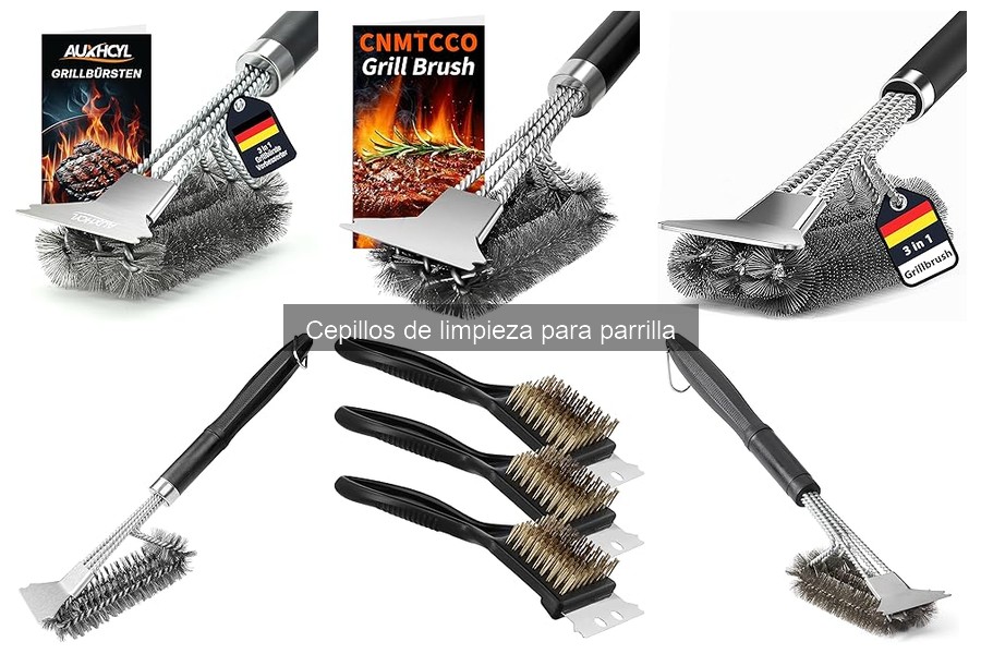 Cómo limpiar la parrilla con cepillos de limpieza efectivos