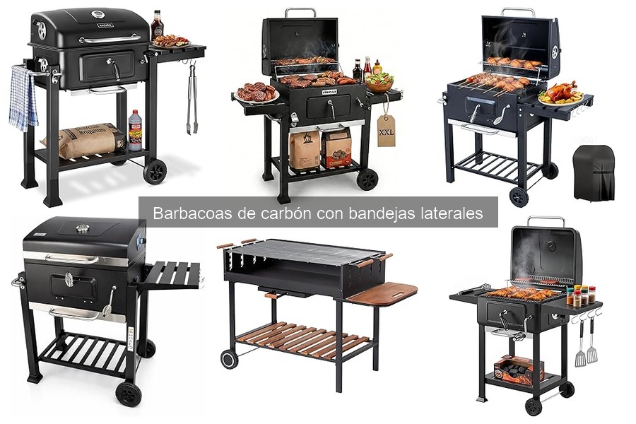 Cómo limpiar una barbacoa de carbón con bandejas laterales