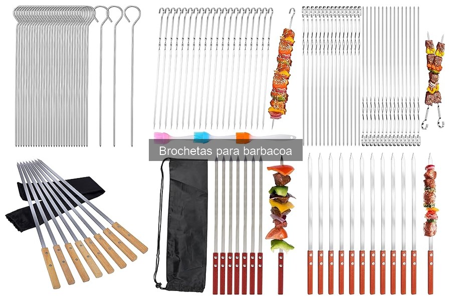 Cómo limpiar y mantener brochetas de metal para barbacoa