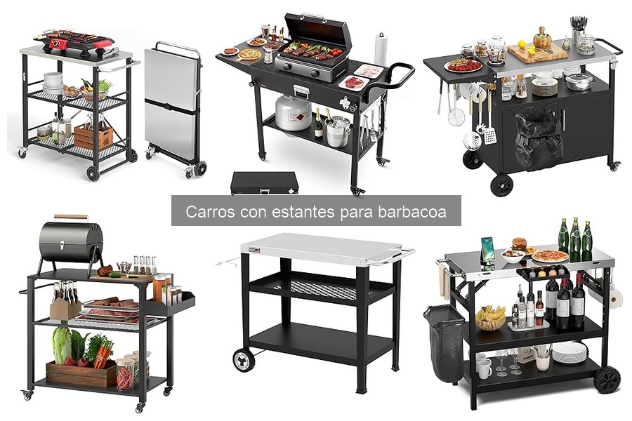 Cómo montar un carro con estantes para barbacoa fácilmente