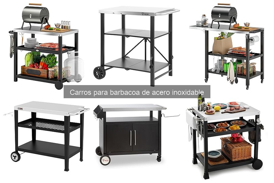 Cómo montar y usar un carro para barbacoa de acero inoxidable