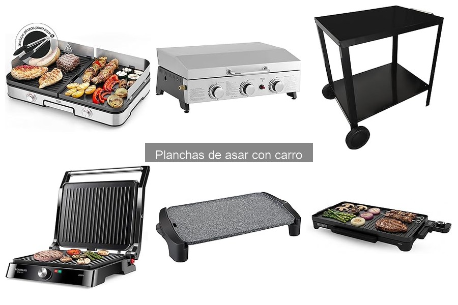 ** Cómo usar correctamente una plancha de asar con carro