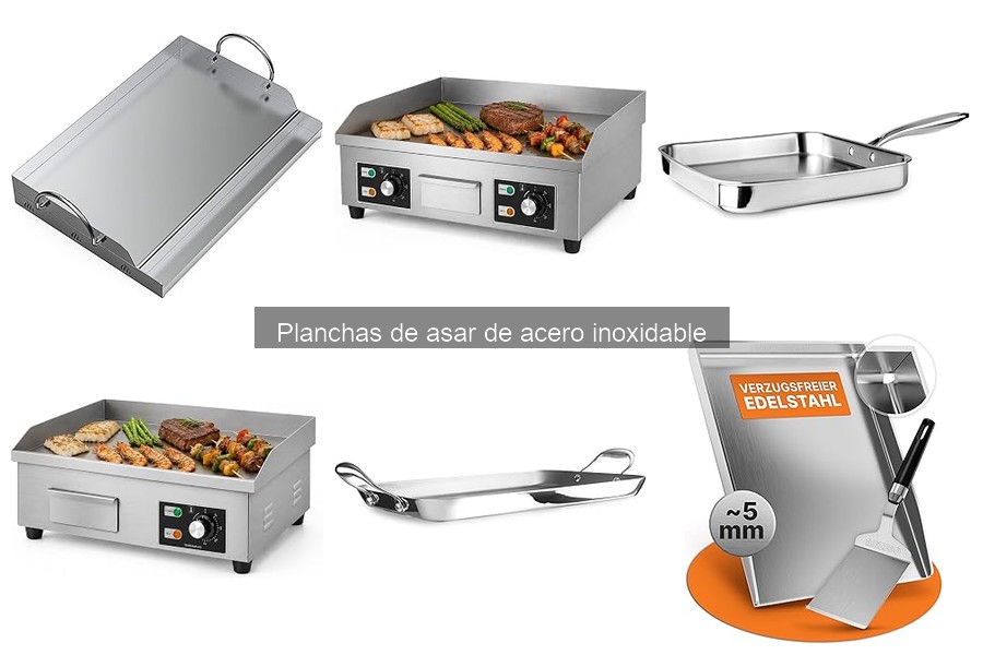 Cómo usar correctamente una plancha de asar de acero inoxidable