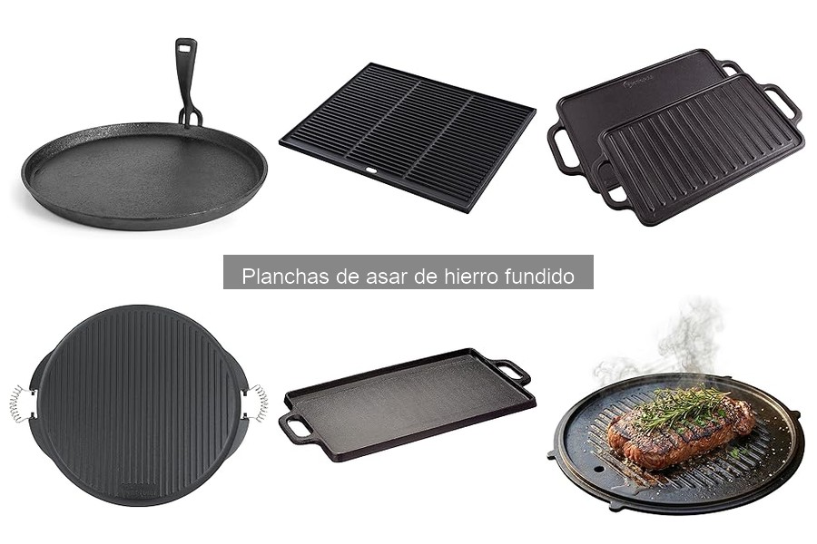 Cómo usar correctamente una plancha de asar de hierro fundido