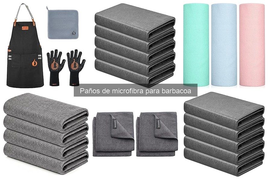 Cómo usar paños de microfibra para barbacoa correctamente
