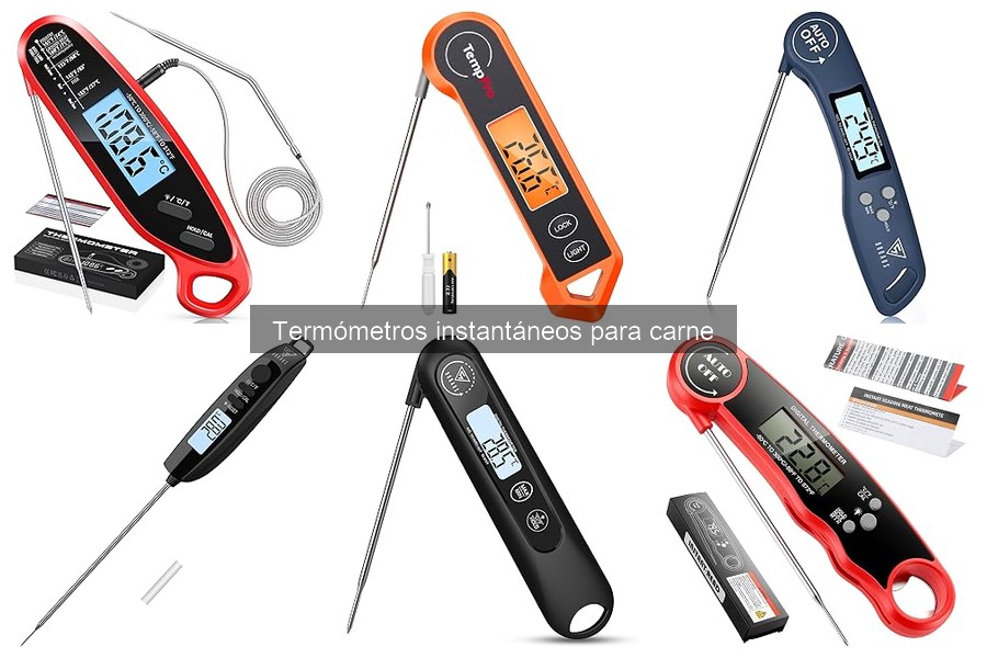 Cómo usar un termómetro instantáneo para carne correctamente