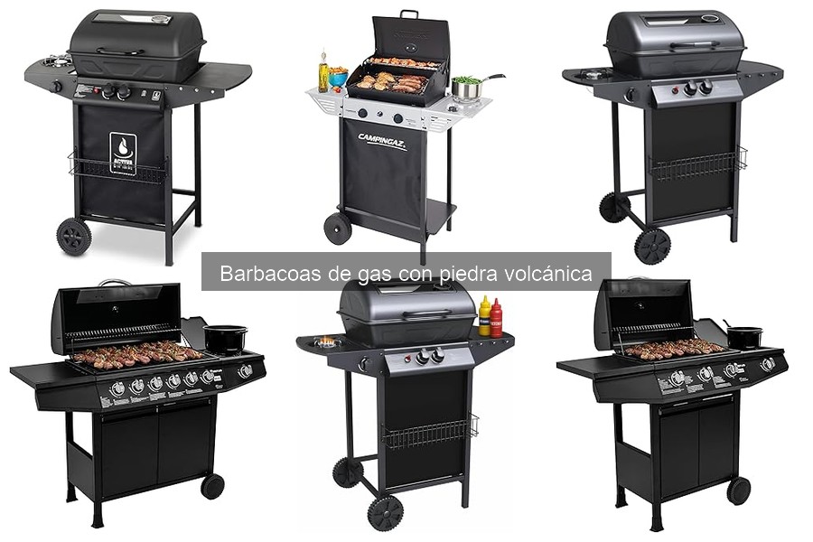 Cómo usar una barbacoa de gas con piedra volcánica