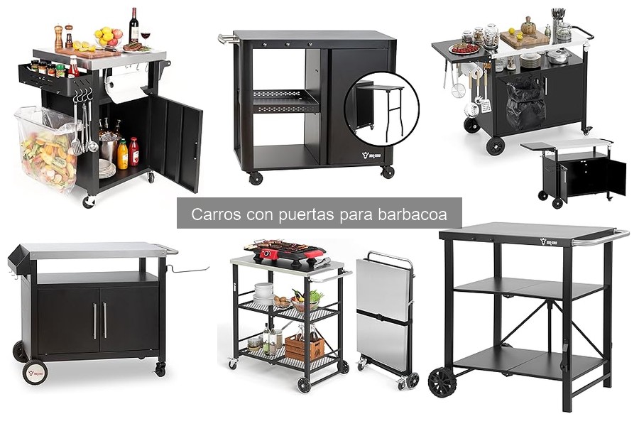 Comparativa: Carros con Puertas vs Sin Puertas para Barbacoa