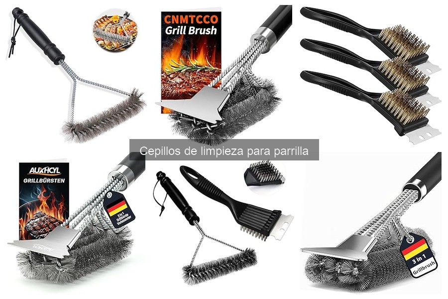 Comparativa Cepillos de Limpieza: Nylon vs Acero para Parrilla