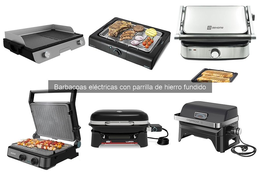 Comparativa de Barbacoas Eléctricas con Parrilla de Hierro
