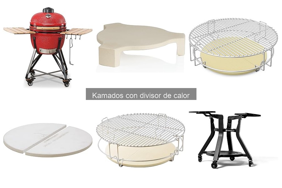 Comparativa de kamados con divisor de calor: marcas populares