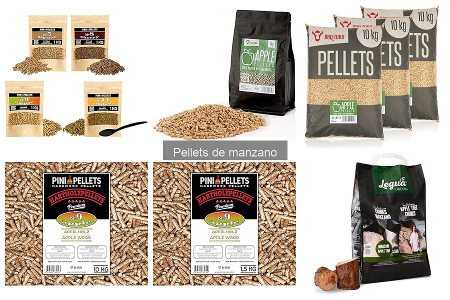 Comparativa de pellets de manzano vs otros tipos de pellets
