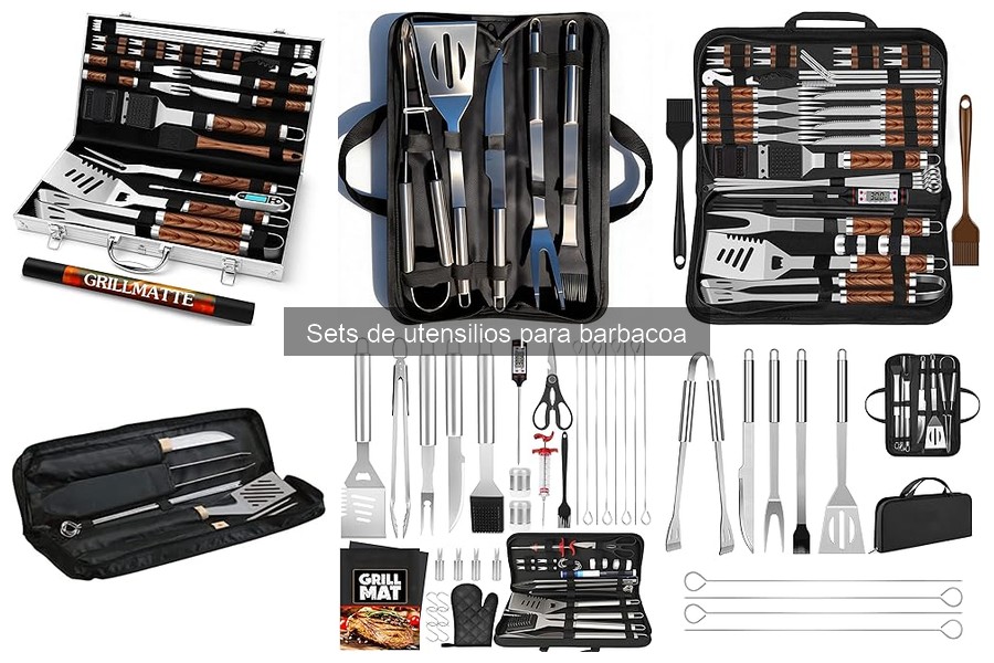Comparativa de sets de utensilios para barbacoa 2023