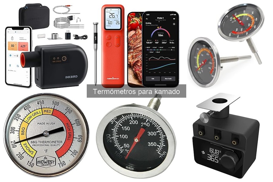 Comparativa de termómetros para kamado: mejores marcas y precios
