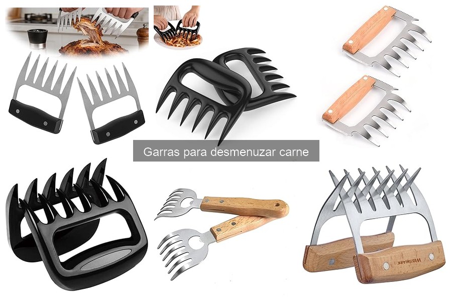 Comparativa: Garras de Plástico vs Acero Inoxidable para Carne