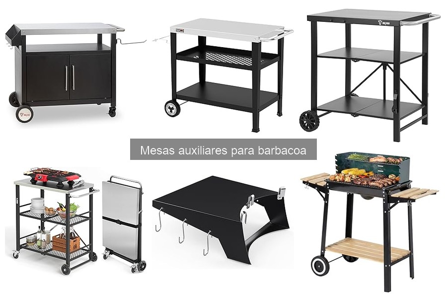 Comparativa: Mesas Auxiliares Plegables vs Fijas para Barbacoa