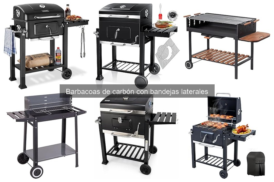 Consejos para cocinar en barbacoas de carbón con bandejas