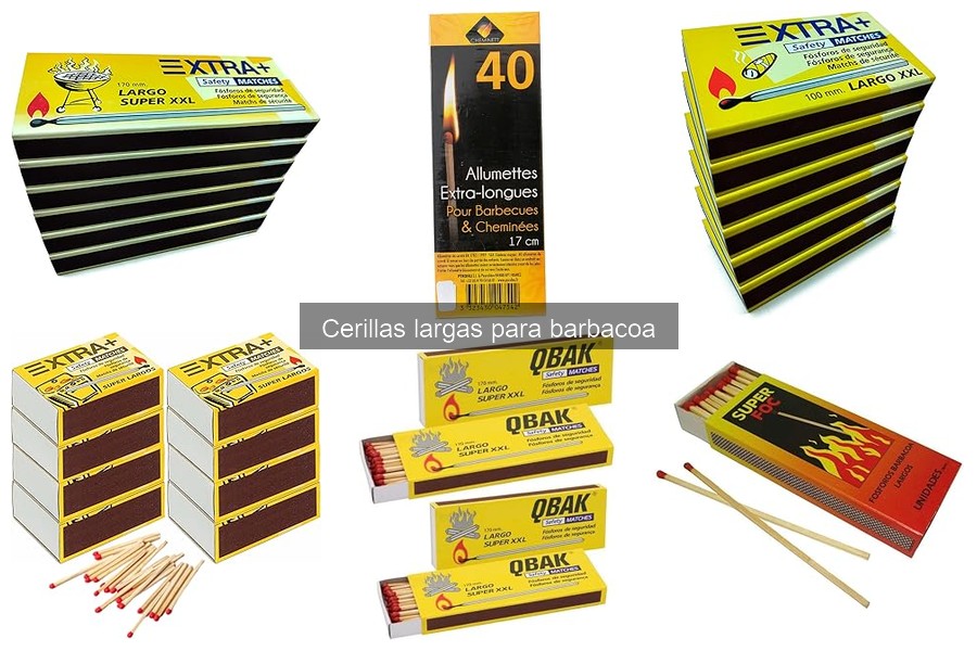 Consejos para encender tu barbacoa con cerillas largas