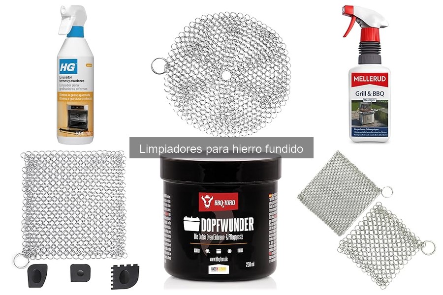 Consejos para mantener hierro fundido tras limpiadores