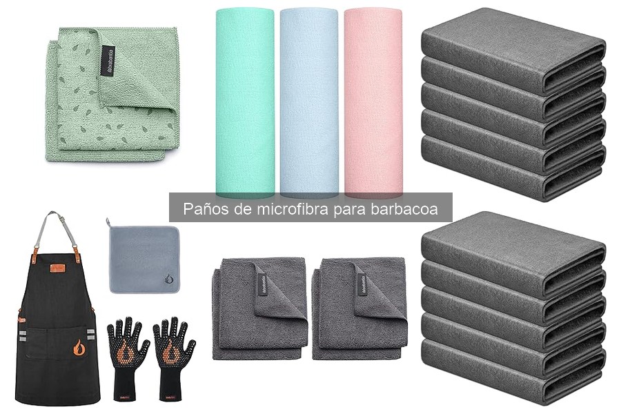 ¿Cuánto dura un paño de microfibra para barbacoa?