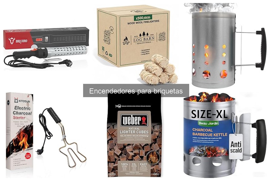 ¿Cuánto tardan en encender las briquetas? Comparativa