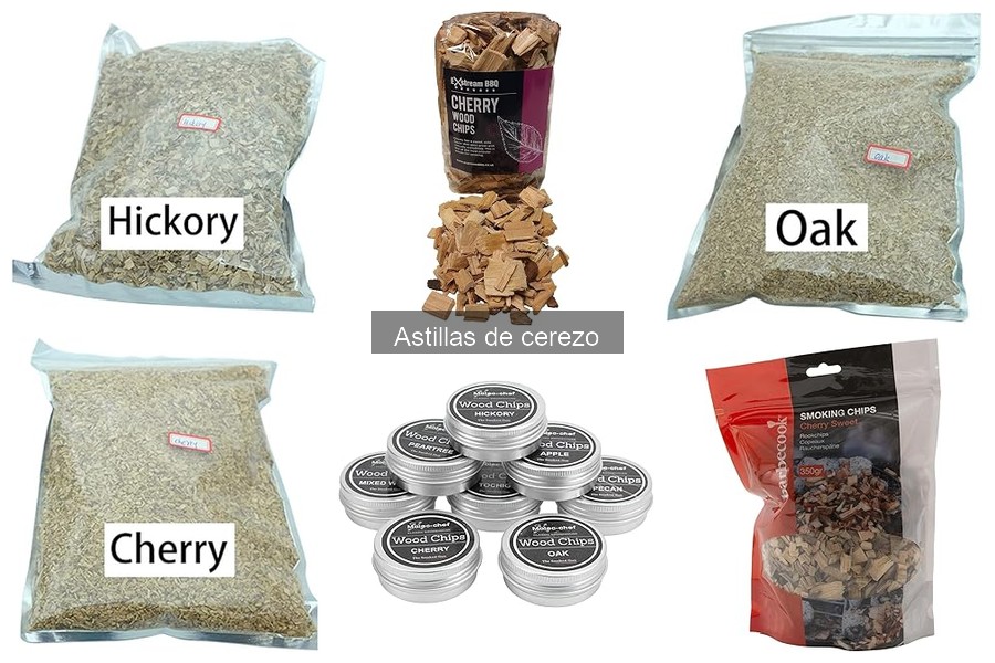 Diferencias entre astillas de cerezo y otras astillas para ahumar